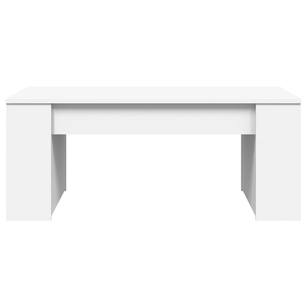 vidaXL Coffee Table White 102x55x42 cm Engineered Wood