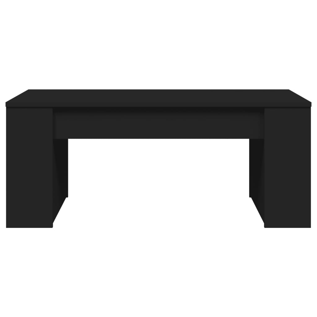 vidaXL Coffee Table | Black | Engineered wood | Small coffee table