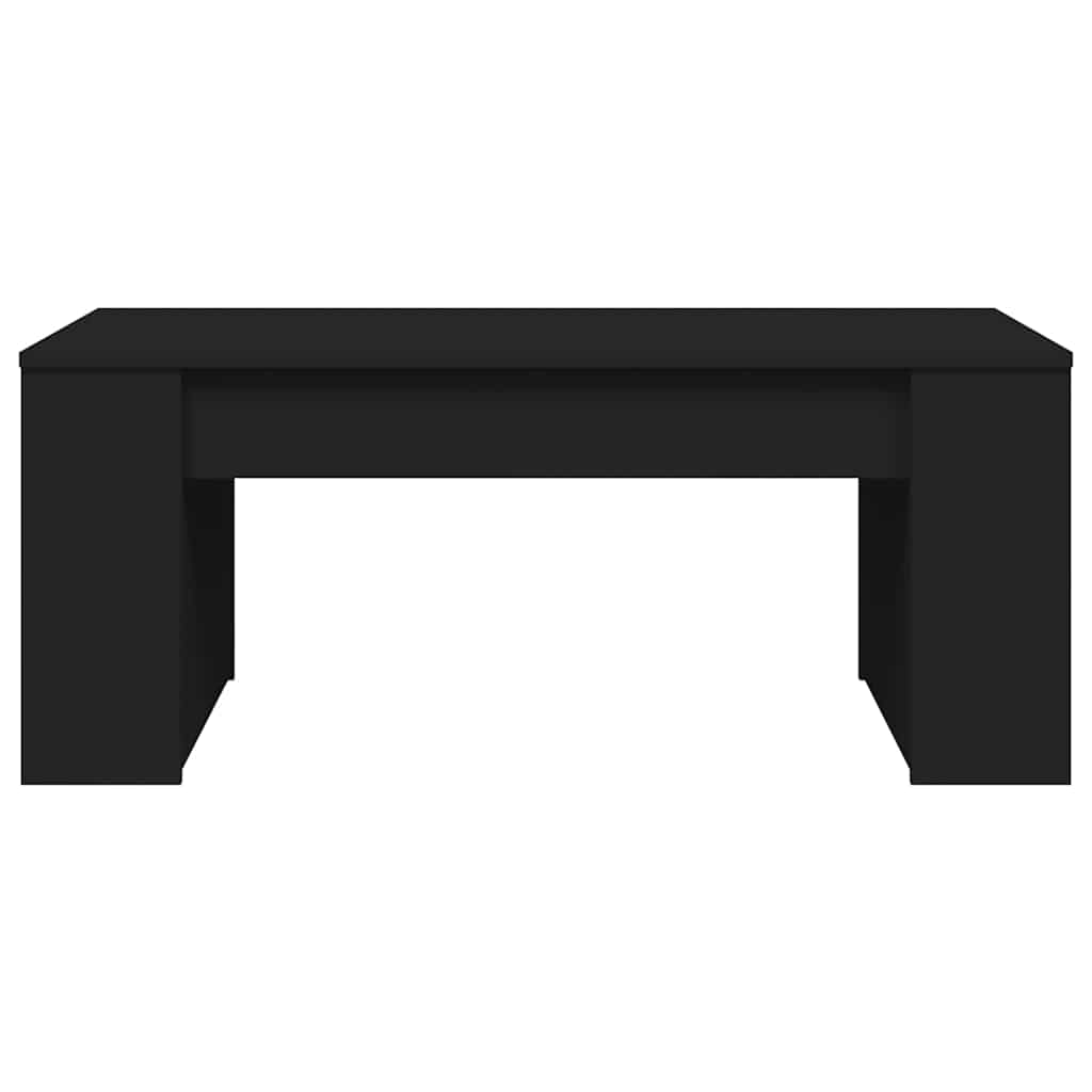 vidaXL Coffee Table Black 102x55x42 cm Engineered Wood