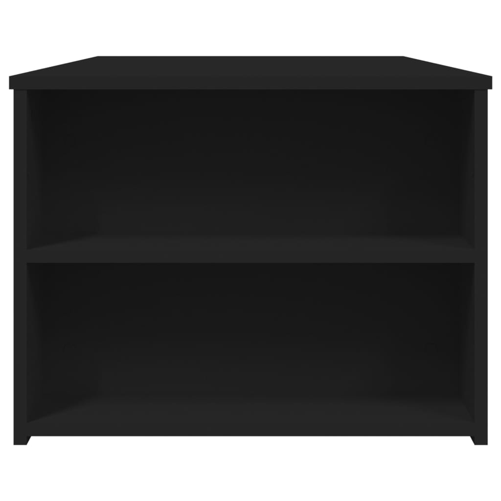 vidaXL Coffee Table | Black | Engineered wood | Small coffee table