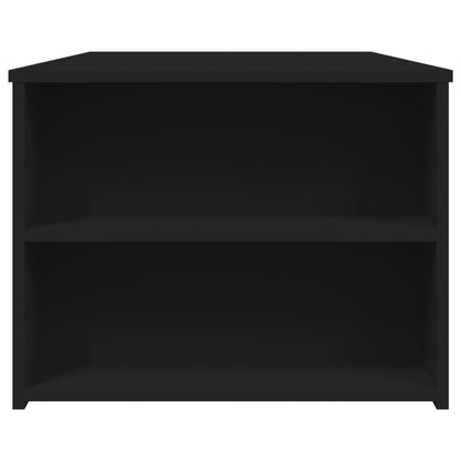 vidaXL Coffee Table | Black | Engineered wood | Small coffee table