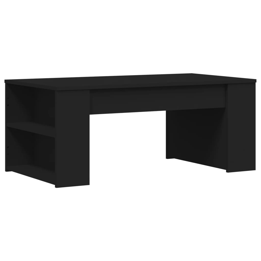 vidaXL Coffee Table | Black | Engineered wood | Small coffee table