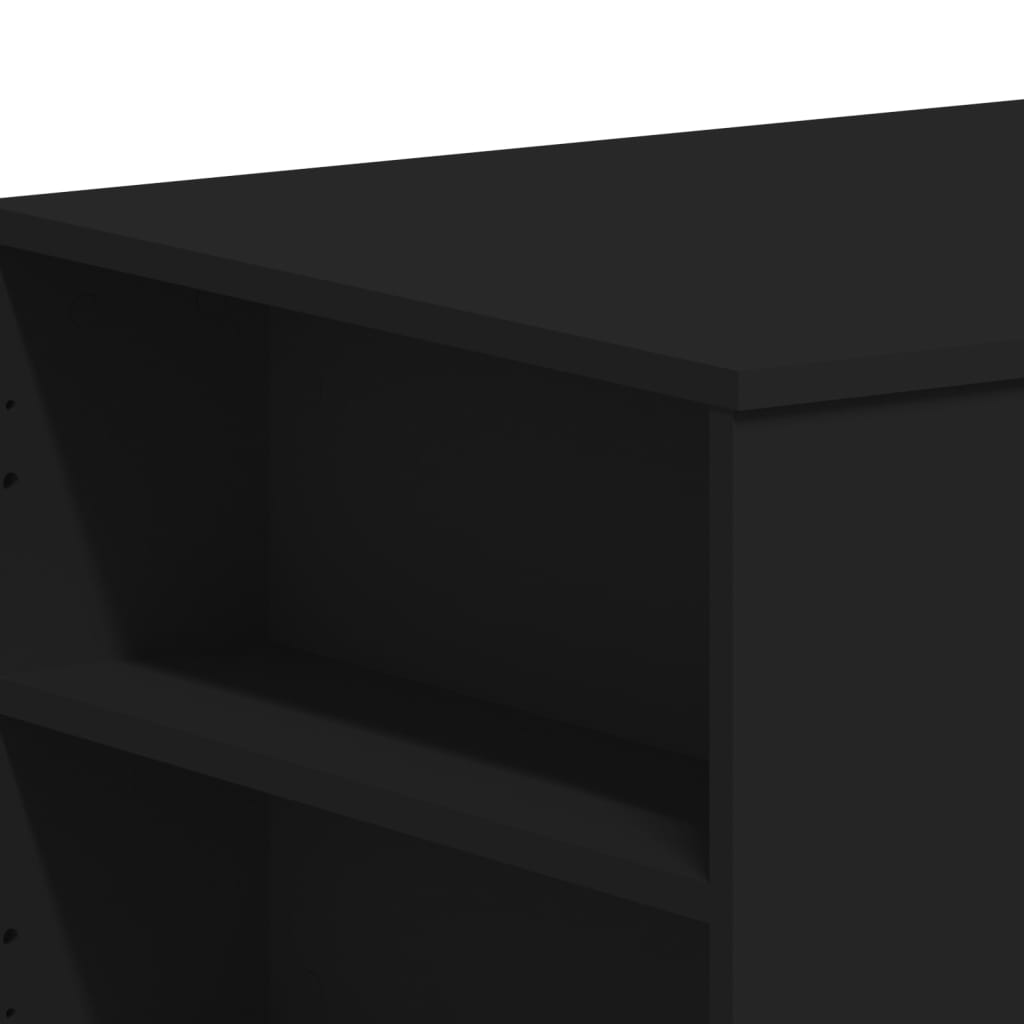 vidaXL Coffee Table | Black | Engineered wood | Small coffee table