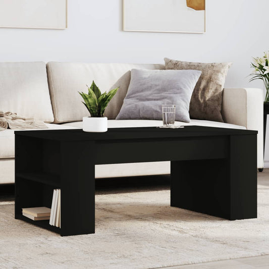 vidaXL Coffee Table | Black | Engineered wood | Small coffee table