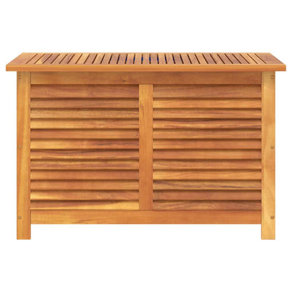 vidaXL Garden Storage Box with Louver 90x50x56 cm Solid Wood Acacia