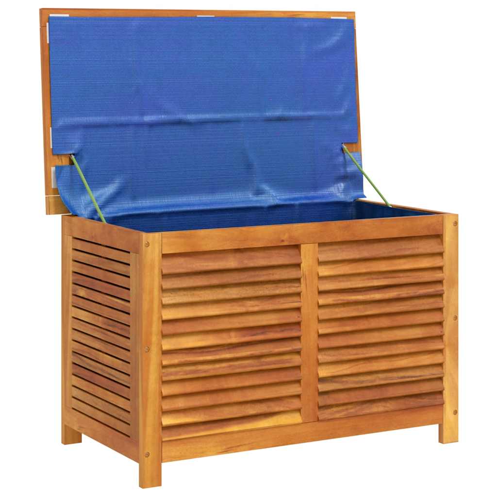 vidaXL Garden Storage Box with Louver 90x50x56 cm Solid Wood Acacia