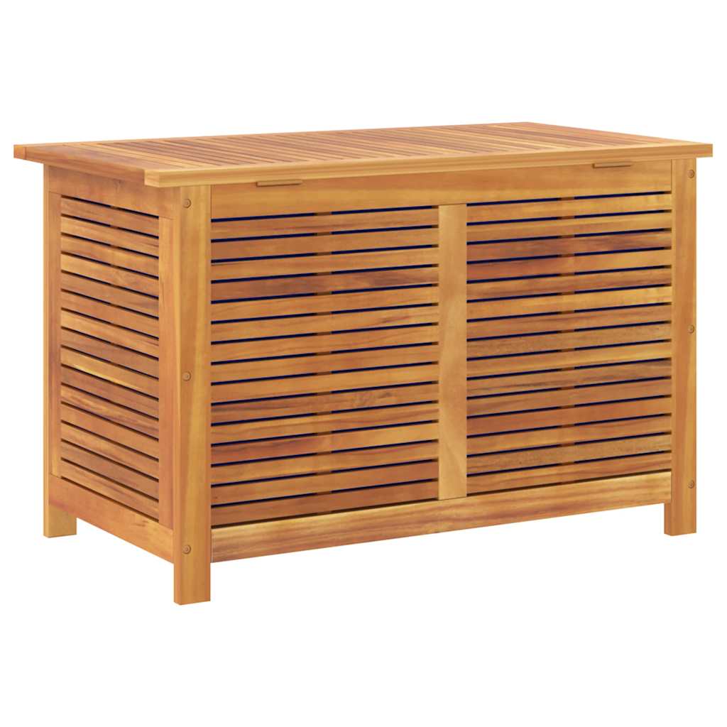 vidaXL Garden Storage Box with Louver 90x50x56 cm Solid Wood Acacia