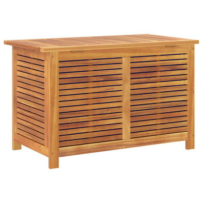 vidaXL Garden Storage Box with Louver 90x50x56 cm Solid Wood Acacia