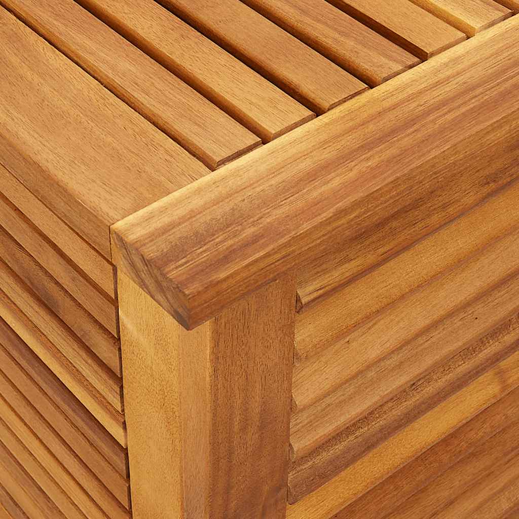 vidaXL Garden Storage Box with Louver 90x50x56 cm Solid Wood Acacia