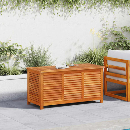 vidaXL Garden Storage Box with Louver 113x50x56 cm Solid Wood Acacia