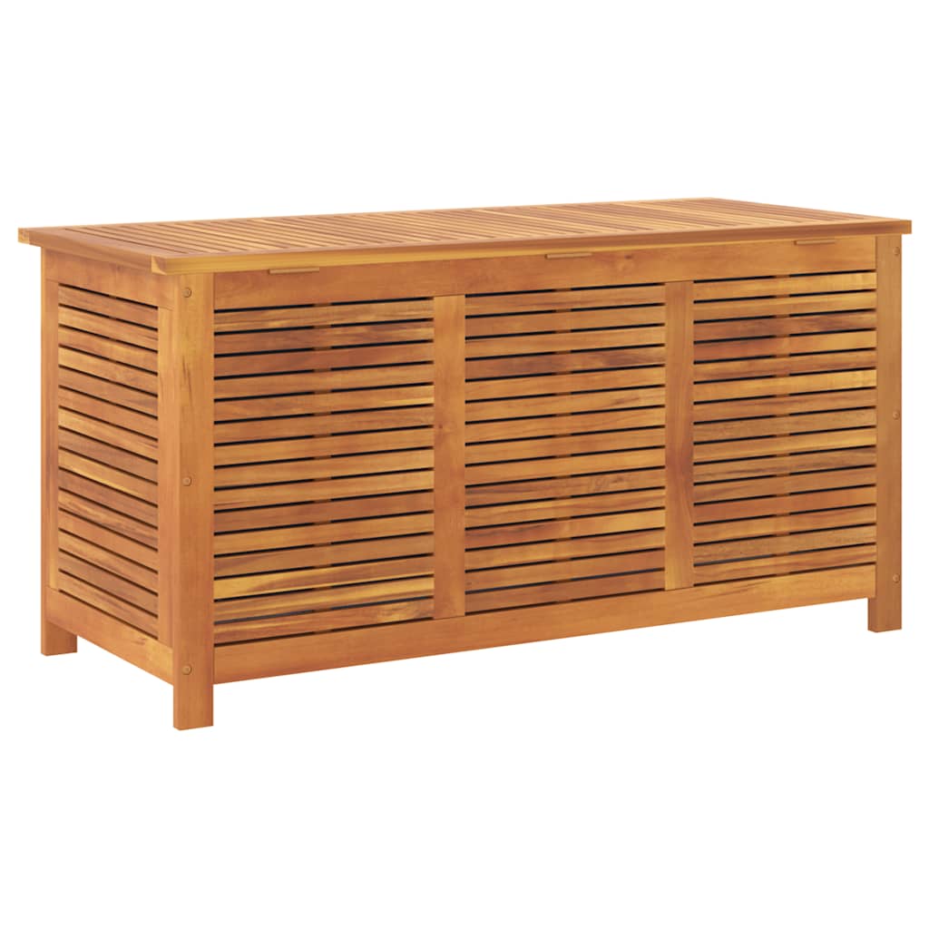 vidaXL Garden Storage Box with Louver 113x50x56 cm Solid Wood Acacia