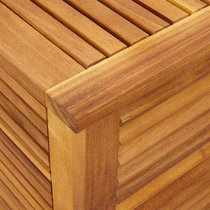 vidaXL Garden Storage Box with Louver 113x50x56 cm Solid Wood Acacia