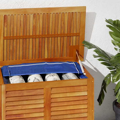 vidaXL Garden Storage Box with Louver 150x50x56 cm Solid Wood Acacia