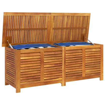 vidaXL Garden Storage Box with Louver 150x50x56 cm Solid Wood Acacia
