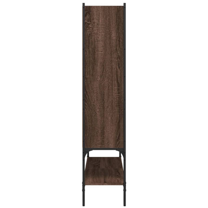 vidaXL Bookcase Brown Oak 102x30x141.5 cm Engineered Wood