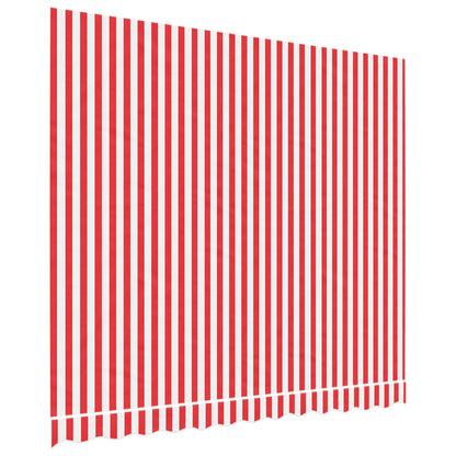 vidaXL Replacement Fabric for Awning Red and White Stripe 3x2.5 m