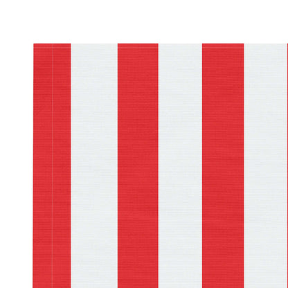 vidaXL Awning Replacement Fabric Red and White 3x2.5 m Polyester