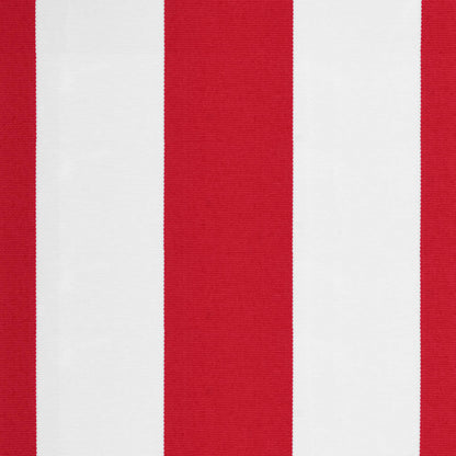 vidaXL Awning Replacement Fabric Red and White 3x2.5 m Polyester