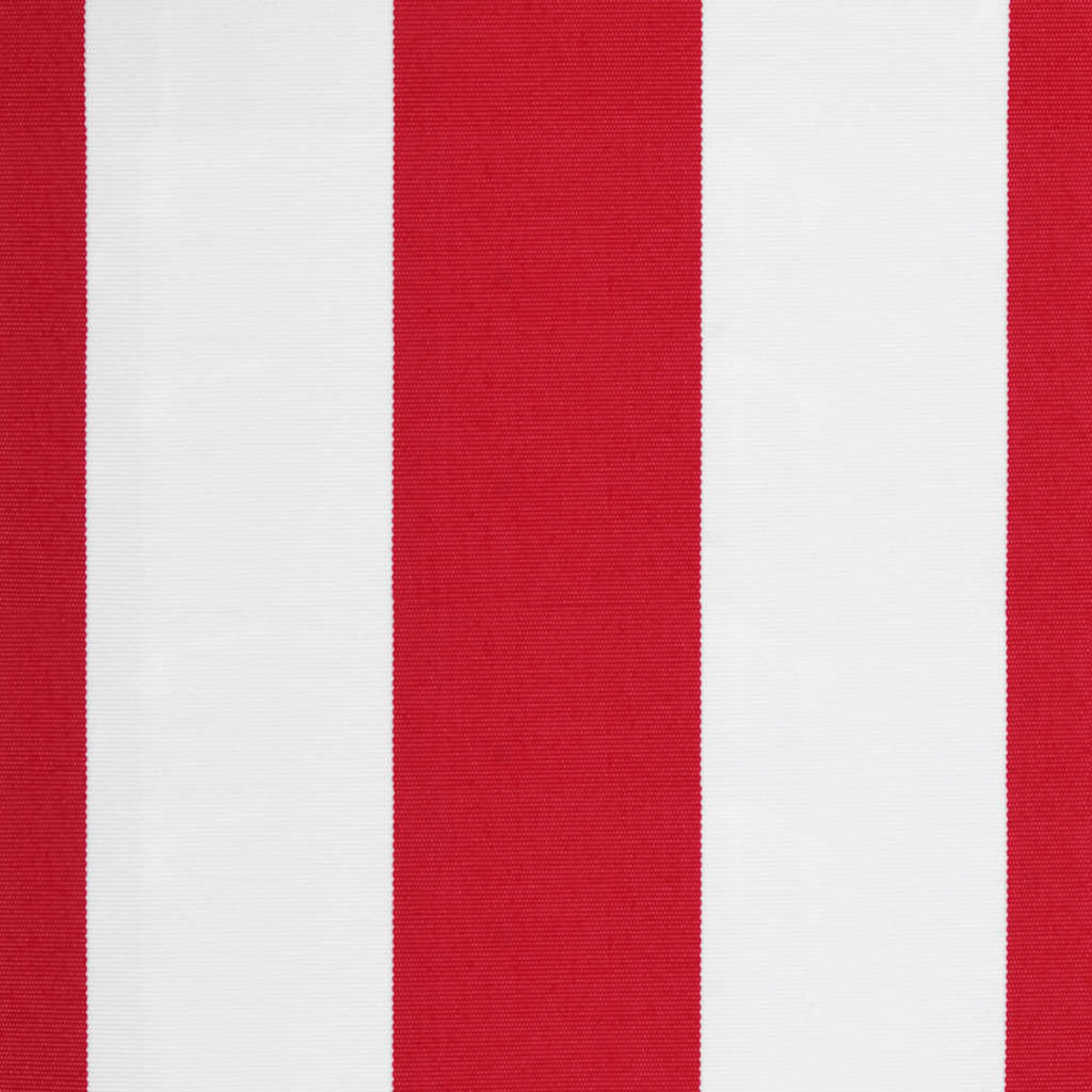 vidaXL Awning Replacement Fabric Red and White 4x3.5 m Polyester