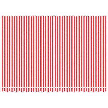 vidaXL Awning Replacement Fabric Red and White 4.5x3 m Polyester