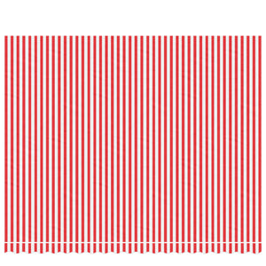 vidaXL Replacement Fabric for Awning Red and White Stripe 4.5x3.5 m