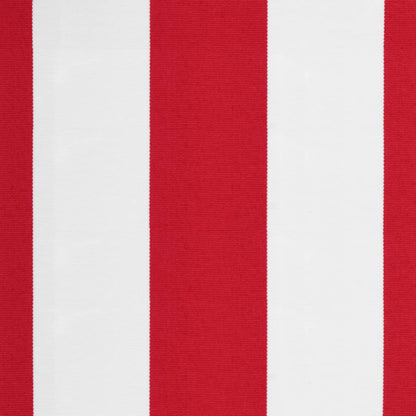 vidaXL Replacement Fabric for Awning Red and White Stripe 4.5x3.5 m