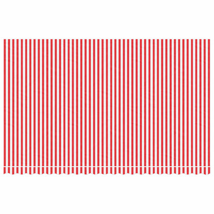 vidaXL Awning Replacement Fabric Red and White 5x3 m Polyester