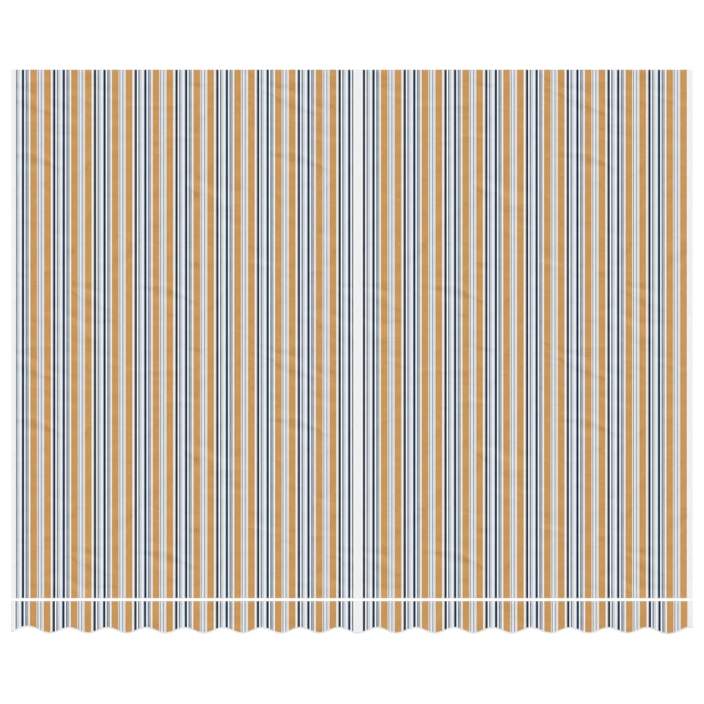 vidaXL Replacement Fabric for Awning Multicolour Stripe 4x3 m