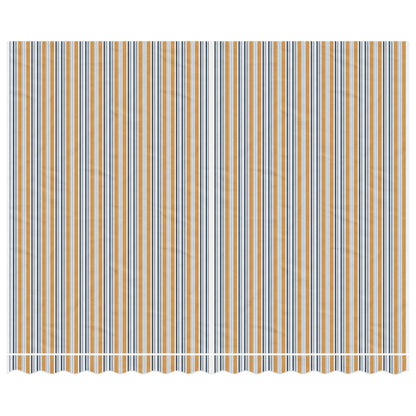 vidaXL Replacement Fabric for Awning Multicolour Stripe 4x3 m