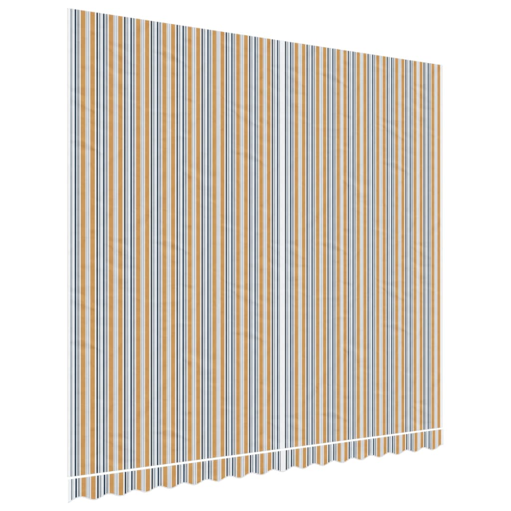 vidaXL Replacement Fabric for Awning Multicolour Stripe 4x3.5 m