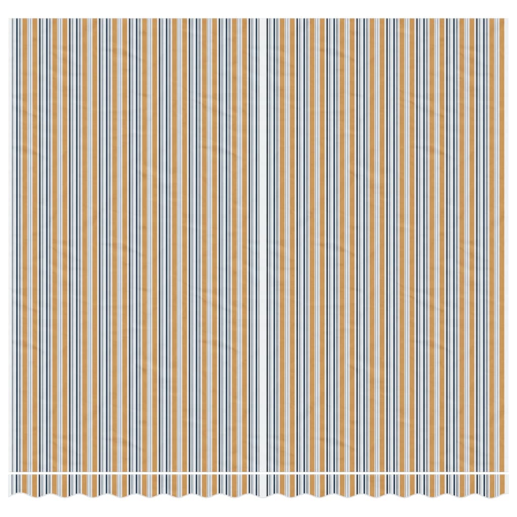 vidaXL Replacement Fabric for Awning Multicolour Stripe 4x3.5 m