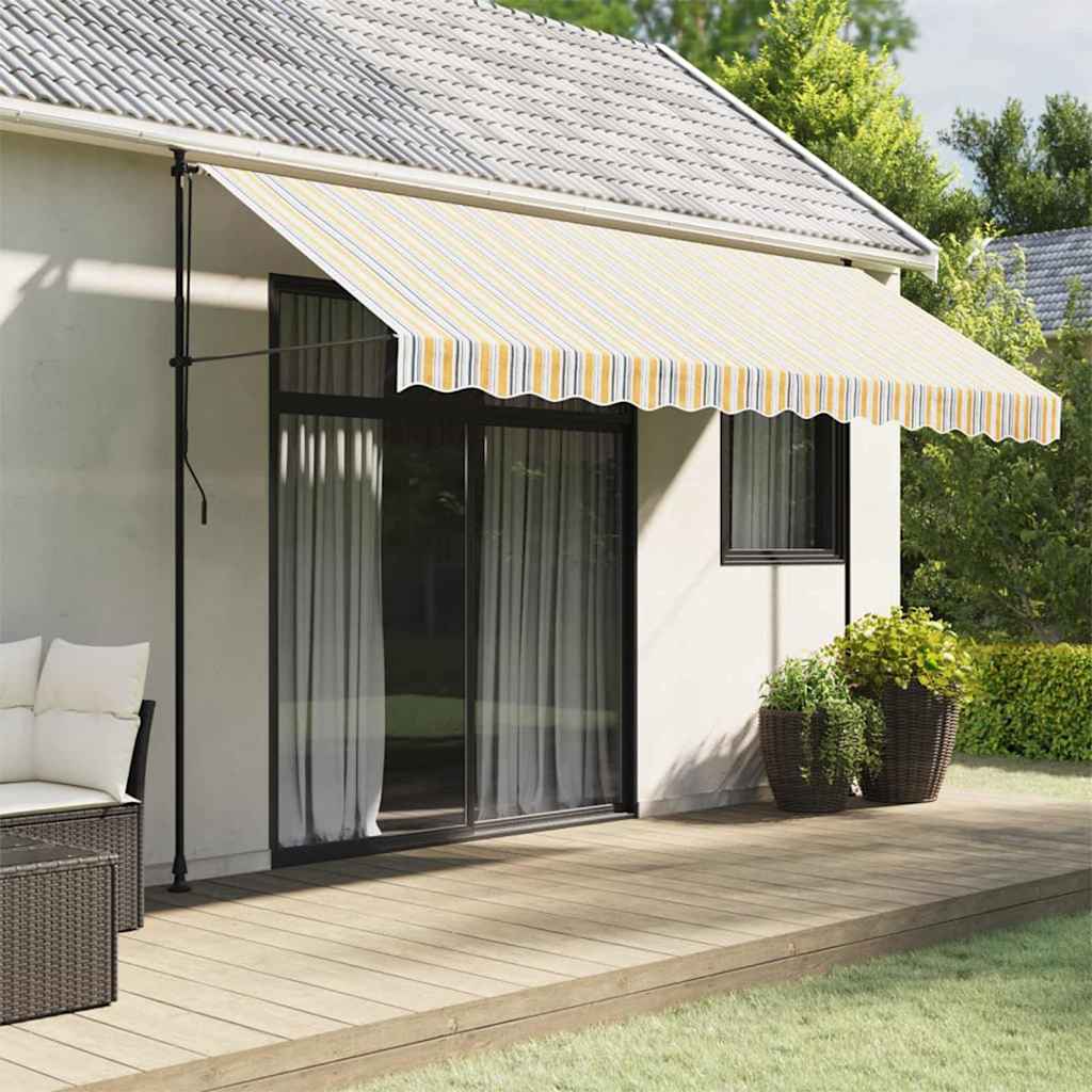 vidaXL Awning Replacement Fabric Multicolour 400x350 cm Polyester