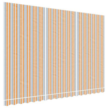 vidaXL Replacement Fabric for Awning Multicolour Stripe 4.5x3 m