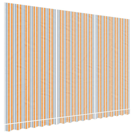 vidaXL Replacement Fabric for Awning Multicolour Stripe 4.5x3 m