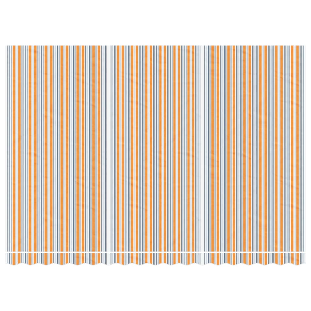 vidaXL Replacement Fabric for Awning Multicolour Stripe 4.5x3 m