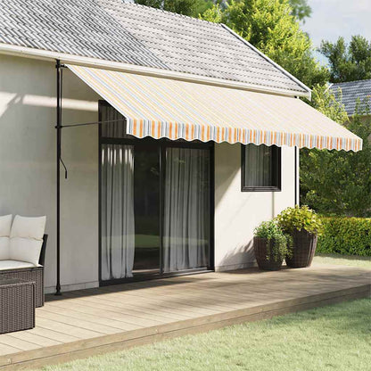 vidaXL Awning Replacement Fabric Multicolour 450x300 cm Polyester