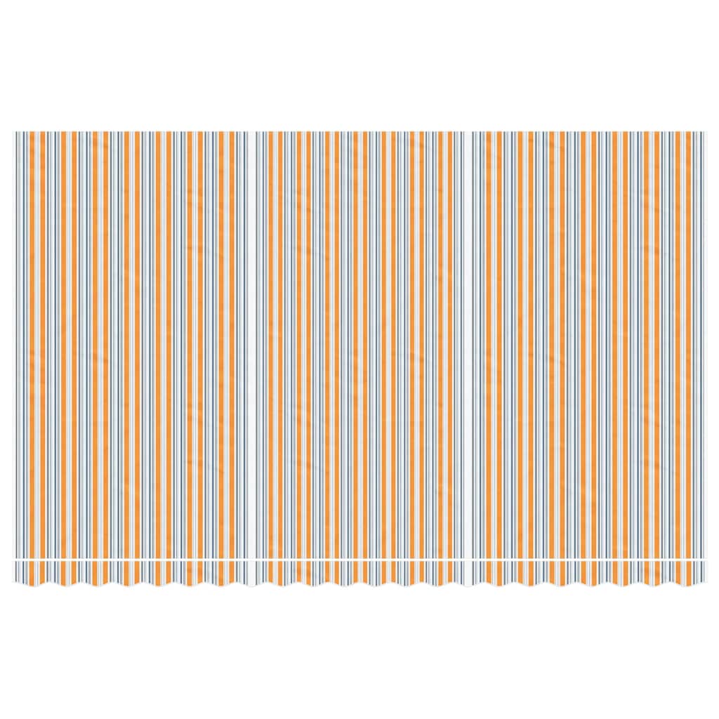 vidaXL Replacement Fabric for Awning Multicolour Stripe 5x3 m