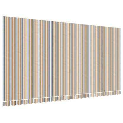 vidaXL Replacement Fabric for Awning Multicolour Stripe 6x3 m