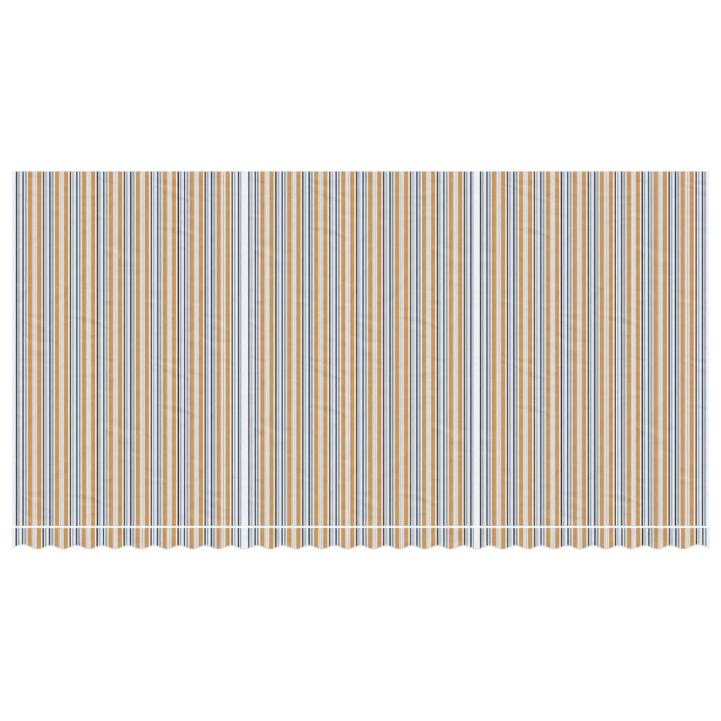 vidaXL Replacement Fabric for Awning Multicolour Stripe 6x3 m