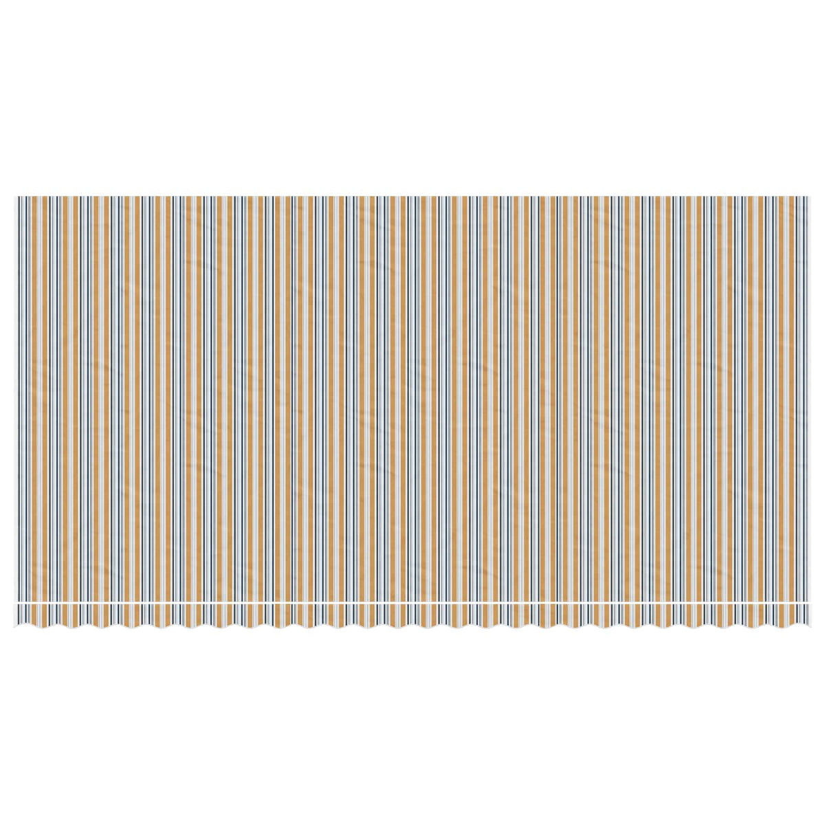 vidaXL Awning Replacement Fabric Multicolour 600x300 cm Polyester