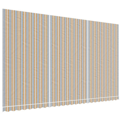 vidaXL Replacement Fabric for Awning Multicolour Stripe 6x3.5 m