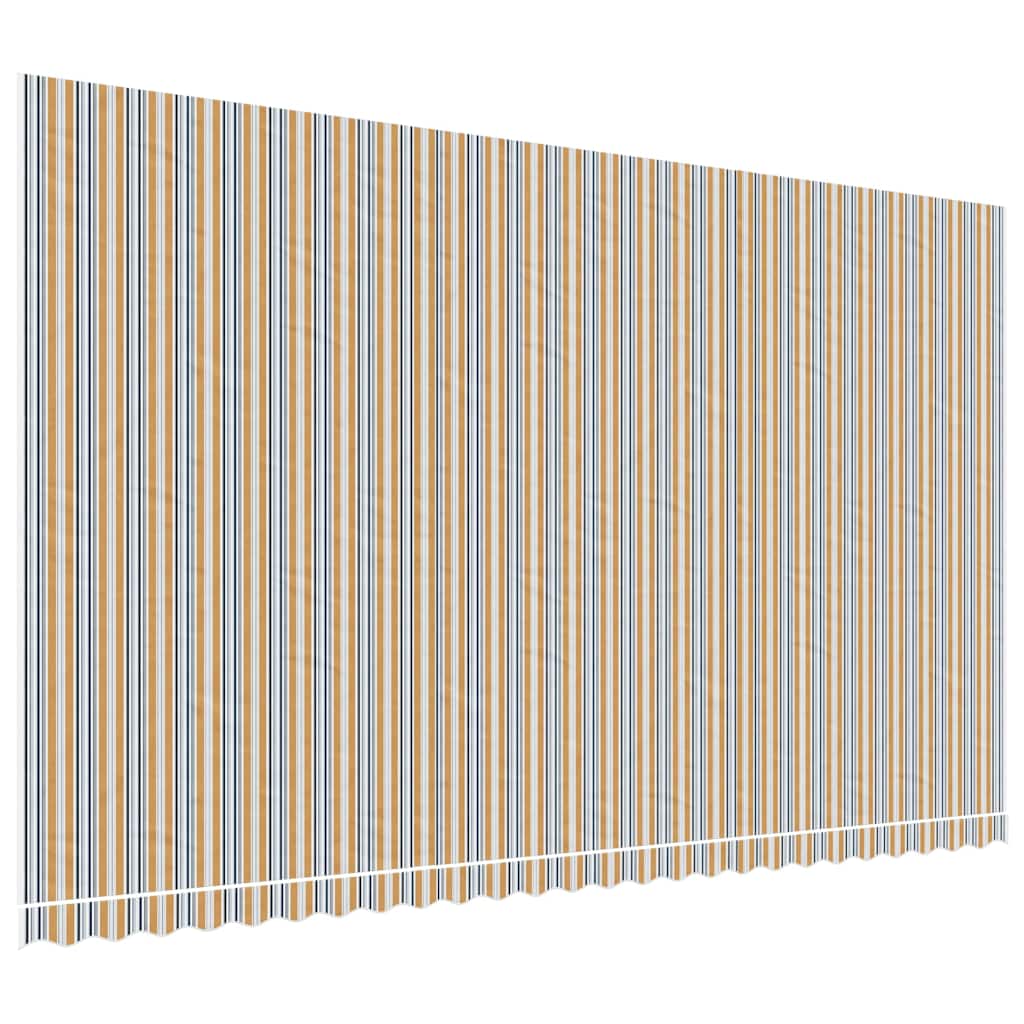 vidaXL Awning Replacement Fabric Multicolour 600x350 cm Polyester