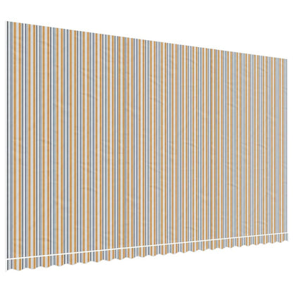 vidaXL Awning Replacement Fabric Multicolour 600x350 cm Polyester