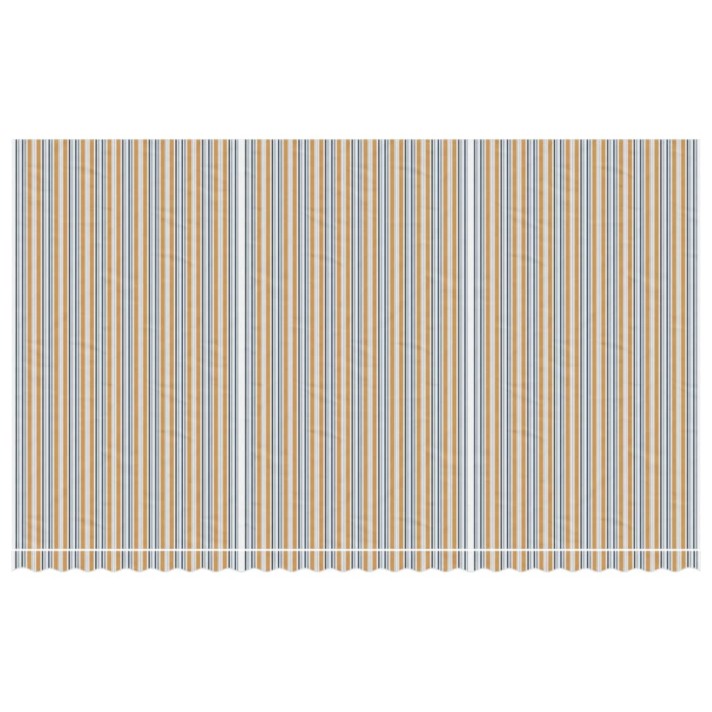 vidaXL Replacement Fabric for Awning Multicolour Stripe 6x3.5 m