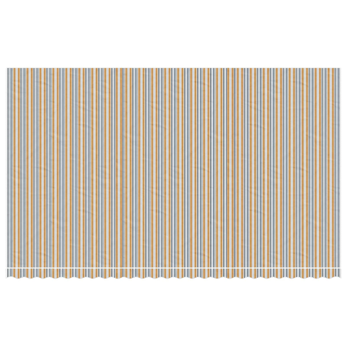 vidaXL Awning Replacement Fabric Multicolour 600x350 cm Polyester