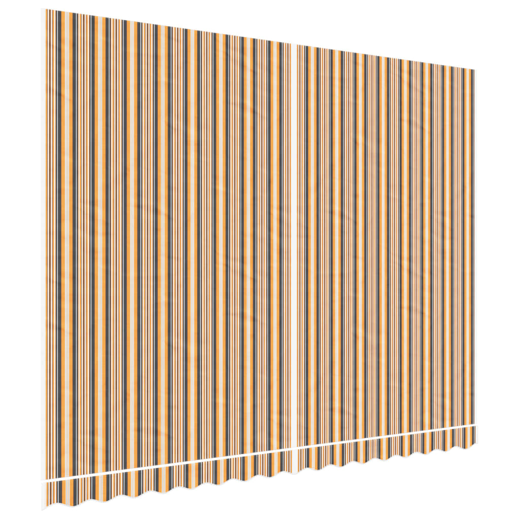 vidaXL Replacement Fabric for Awning Multicolour Stripe 4x3 m