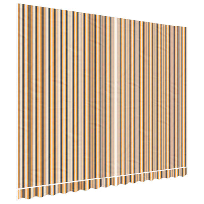 vidaXL Replacement Fabric for Awning Multicolour Stripe 4x3 m
