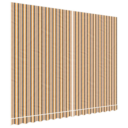 vidaXL Replacement Fabric for Awning Multicolour Stripe 4x3 m