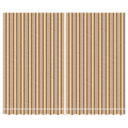 vidaXL Replacement Fabric for Awning Multicolour Stripe 4x3 m