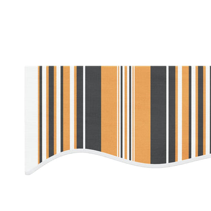 vidaXL Replacement Fabric for Awning Multicolour Stripe 4x3 m